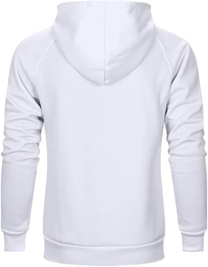 Sudadera con Capucha de Invierno para Hombre, Manga Larga, Corte Regular, 100% Algodón, Talla Grande, Antiencogimiento, Tejido de Punto, Sudadera Deportiva - Product Image 3
