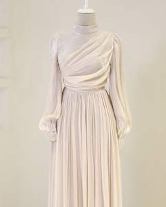 ชุดใส่สวดมนต์แขนยาวผ้าไหมแก้วสำหรับผู้ใหญ่ผู้หญิง - Product Image 3