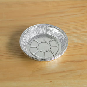 Whosale 2024 Custom Round Silver Food Grade Disposable Lunch <b>Box</b> Takeaway Food Tray BBQ Baking Tin Foil Container in Vietnam - Product Image 4