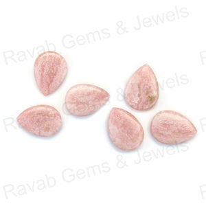 16x22mm Natural Rosa amazonita suave pera Briolette calibrado al por mayor piedras preciosas sueltas de alto pulido para joyería de plata fina - Product Image 3