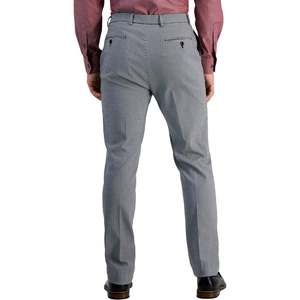 Pantaloni Chino da Uomo Tommy Hilfiger Modern Fit Th Flex Stretch Fantasia Performance in Blu/Bianco Taglia 36X30 in Lana Pettinata - Product Image 2