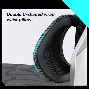 <span class=keywords><strong>Silla</strong></span> de Gaming Ergonómica para Gamer con Elevación de Gas de Altura Ajustable, Malla y PU, y Reposapiés para Computadora - Product Image 3