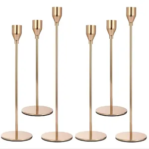 Candelabro de Metal moderno, candelabro romántico para fiesta de boda con precio asequible - Product Image 6