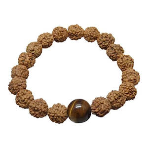 สร้อยข้อมือคริสตัลไทเกอร์อายสำหรับผู้ชายและผู้หญิง-สีน้ำตาล - Product Image 1
