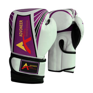 Gants d'arts martiaux et de boxe personnalisés en gros Gants de boxe en cuir Gants de boxe Muay Thai Fight Workout - Product Image 2