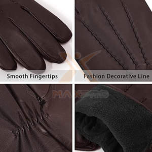 2026 Leather Winter Casual Travel Fashion <b>Gloves</b> High Performance Full Finger Touchscreen Eco-Friendly Breathable - Product Image 2