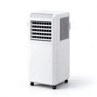 Climatiseur portable compact 5000 BTU, refroidissement et chauffage, mobile, 220V 50Hz, pour bureau, hôtel et appartement