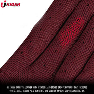 ถุงมือตีเบสบอลหนังสำหรับป้องกันมือดีไซน์โลโก้ตามสั่ง - Product Image 2