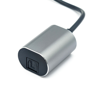 Adaptateur audio USB-C vers fibre optique avec gaine en PVC, connecteur femelle TOSLINK pour amplificateur DAC, barre de son, console de jeu