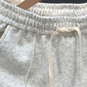 Pantalones Cortos Deportivos para Hombre, de Felpa Gruesa, Resistentes al Viento, 100% Algodón, Modelo 2026, Lisos - Product Image 4