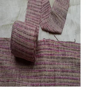 手織りシルク生地から作られたカスタムメイドのシルクノイルリボンロールは、パッチワークやキルティングの職人に最適です