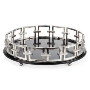 Bandeja redonda contemporánea con pulido de espejo para una exhibición elegante - Product Image 3