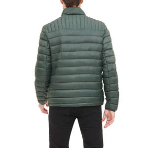 Fabricant de vêtements, veste matelassée personnalisée pour homme, manteaux chauds à bulles, légers, fermeture éclair, veste matelassée pour homme - Product Image 5
