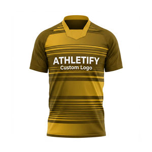 Maillot de football à séchage rapide maillot de football avec logo et numéro du nom de l'équipe personnalisable avec un délai d'exécution rapide pour les commandes en gros - Product Image 1