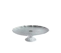 Support à gâteau élégant et luxueux en aluminium de haute qualité, écologique et résistant au four, pour mariages, anniversaires, fêtes et présentation de desserts