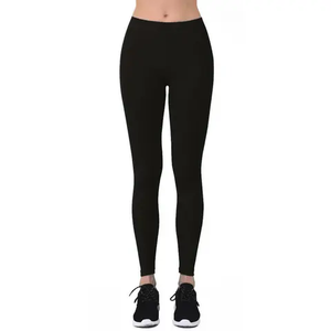 Nuevas mallas para mujer, mallas de entrenamiento de cintura alta de algodón de secado rápido para fitness, pantalones de yoga para levantar glúteos, mallas de Yoga con cintura elástica - Product Image 5