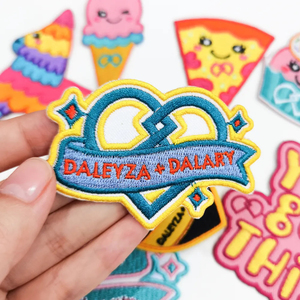 Offre Spéciale personnalisé fer broderie patchs 3D lapin Badges dessins colorés presse à chaud technique patchs en vrac pour chapeau coeur fleur - Product Image 5