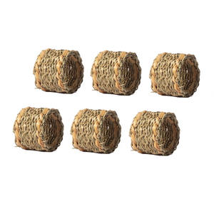 Vente chaude Naturel Fait À La Main Seagrass Et Jacinthe D'eau Ronds De Serviette Accessoires De Décoration De Table Du Vietnam - Product Image 3