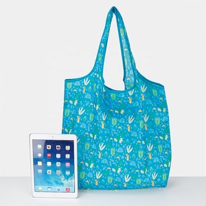 <b>Folding</b> Polyester Fiber Shopping <b>Bag</b> with Customizable Pattern & Size for Package/Shops/Supermarket Use - Product Image 1
