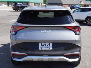 Usado gris 2024 Kia Sportage Hybrid LX AWD usado con asientos de cuero sistema de navegación arranque remoto techo solar Android Auto aleación Whee - Product Image 4