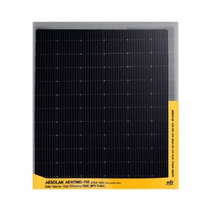 แผงโซลาร์เซลล์แบบโมโนคริสตัลไลน์ AESOLAR AE405MD-108 415W-425W แบบฮาล์ฟเซลล์ ประสิทธิภาพสูง PERC BIPV พร้อมพาเลท - Product Image 2