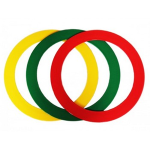 Anillos de Malabarismo Coloridos, Impermeables, Ligeros, Flexibles y Portátiles, Hechos de Plástico Resistente, Marca HRM, para Niños y Adultos, Uso en Exteriores - Product Image 3