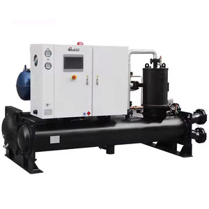 Industrial Production <strong>Line</strong> Variable Frequency Screw Chiller Unit Spray Falling Film Refrigeration with Spiral <strong>Freezer</strong> - Product Image 1