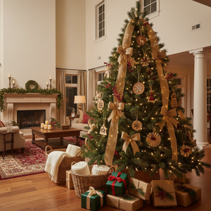 Ấn Tượng cao 180 cm granpino phong cách Mỹ Cây thông giáng sinh phong phú và thực tế gói vương miện của 1 - Product Image 4