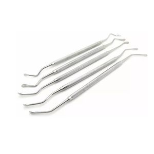 ชุดอุปกรณ์ทันตกรรมรากฟันเทียมทำจากสเตนเลสจากเยอรมันจำนวน5ชิ้นอุปกรณ์ผ่าตัดยกกระชับไซนัสแบบแมนนวล - Product Image 5