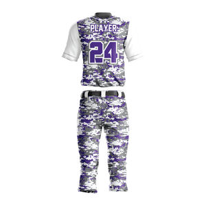 Personaliza tu propio logotipo ropa deportiva hombres uniforme de béisbol al por mayor superventas hombres uniforme de béisbol - Product Image 2