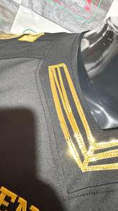 2025 maillot de Football américain personnalisé pantalon respirant matériel sergé broderie courte grande taille usine Pakistan vraies Photos vidéos - Product Image 5