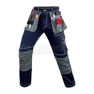 Ropa de trabajo de poliéster hecha a medida Pantalones DE SEGURIDAD Pantalones DE TRABAJO reflectantes e impermeables con características únicas - Product Image 3