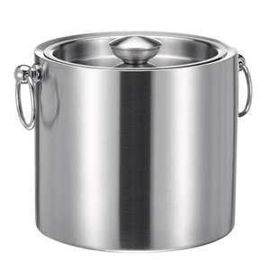Stainless Steel Ice Bucket with Handles and a Seamless Design & Providing a Leakproof Option for All Beverages - Product Image 6