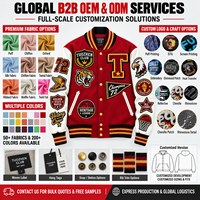 Blouson universitaire personnalisé avec logo pour homme, style baseball, broderie chenille, fournisseur en gros pour marques