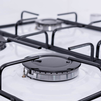 Cuisinière électrique à quatre brûleurs en acier inoxydable Berfa, à économie d'énergie, pour usage domestique et hôtelier