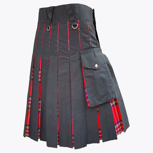 กระโปรงสก็อตสำหรับผู้ชายแบบสั่งตัดสไตล์ทันสมัยอุปกรณ์เครื่องดนตรีแฟชั่นใหม่พร้อมโลโก้ - Product Image 2