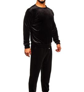 Custom Print Sweat Suits Two Pieces Velour Tracksuits Set <b>Oversized</b> Cotton <b>Joggers</b> Flared Sweatpants and Sweatshirts Set OEM - Product Image 3