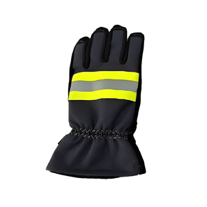 Guantes de vuelo Nomex Guantes de seguridad contra incendios de cuero Resistencia al calor para hombres Guantes de piloto táctico de moda Nomex - Product Image 2