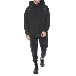 Survêtement Boxy à Capuche pour Homme, Survêtement en Coton Polaire 500 GSM, Ensemble d'Hiver Respirant, Baggy, Surdimensionné, Confortable et Confortable - Product Image 6