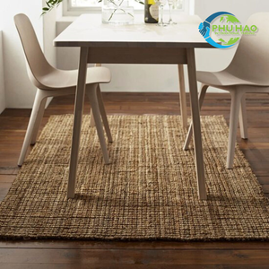 Top Products JUTE RUG Home Friendly Tapis tressés Léger, compostable et parfait pour toute esthétique intérieure - Product Image 4