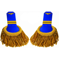 Épaulette d'épaule de lingot d'or de haute qualité avec frange gland épaulette épaulette accessoires uniformes tactiques