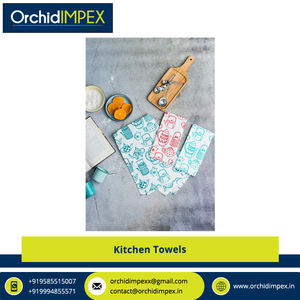 Qualité exceptionnelle 100% coton éponge torchon de cuisine imprimé tissu tissé teint avec une impression exceptionnelle de coton pour la cuisine - Product Image 4