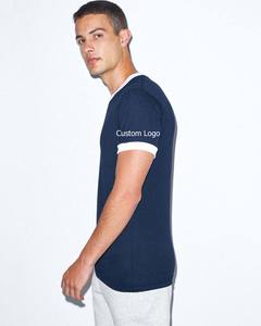 50% Algodón 50% poliéster logotipo personalizado camiseta 20052 Unisex Tri-blend Ringer camisetas Augusta ropa deportiva Unisex Ringer camiseta - Product Image 1