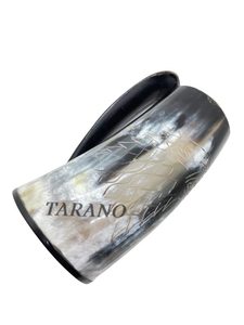 Tasse en corne de boeuf de style médiéval authentique et de luxe Tasse à hydromel écologique faite à la main Gobelet à bière Éclat naturel Verres promotionnels - Product Image 2