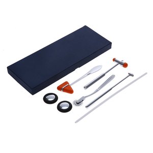 5 IN 1 ทางการแพทย์นิวโรโลจิกนวดค้อนมัลติฟังก์ชั่ Percussor ตรวจวินิจฉัยสะท้อนการกระทบค้อนชุดสแตนเลส CE