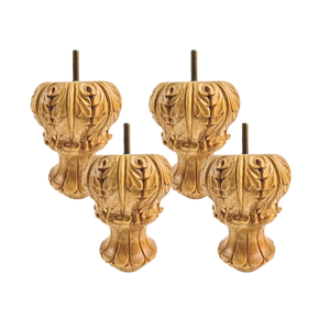 Patas de sofá de madera maciza de caucho moderno y personalizado, acabado negro de exportación de Vietnam bajo para dormitorio, comedor, mesa al aire libre, armario, taller, cama - Product Image 4