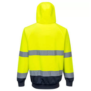 Sudaderas con capucha reflectantes de lana de alta calidad Sudaderas de trabajo de seguridad a un precio razonable para la seguridad de invierno - Product Image 6