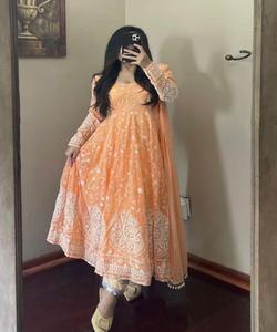 Vêtements pakistanais Salwar Kameez femmes vêtements ethniques dames porter Patiyala Punjabi robe matériel Salwar Kameez costume femmes porter des vêtements - Product Image 4