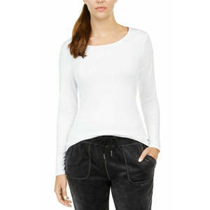 Camiseta Interior Térmica de Manga Larga para Mujer, 32 Grados, Blanca, de Algodón, Talla Grande, Transpirable - Product Image 1