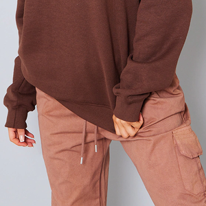 ชุดวอร์มสำหรับผู้หญิงชุดวิ่งออกกำลังสำหรับฤดูใบไม้ร่วงชุดวอร์มชุดวิ่งกลางแจ้งชุดสตรีทผ้าคอตตอน - Product Image 4